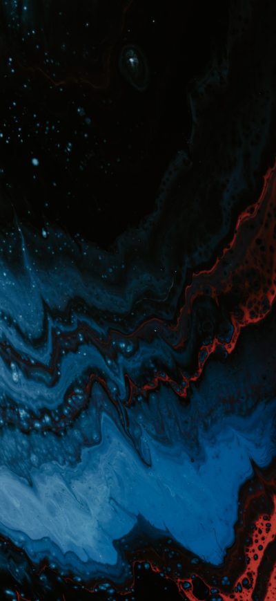 Fond d'écran iPhone Lava Arcylic Wave Art Abstract 5k