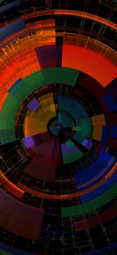 Fond d'écran iPhone Colorful Lines Symmetry