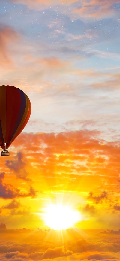 Fond d'écran iPhone Air Balloons Cloudland 4k