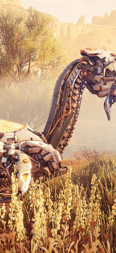 Fond d'écran iPhone Aloy Horizon Zero Dawn 2021 5k