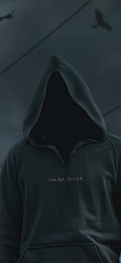Fond d'écran iPhone Anonymus Boy In Dark Night 4k