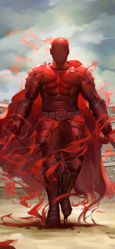 Fond d'écran iPhone Red Knight 4k