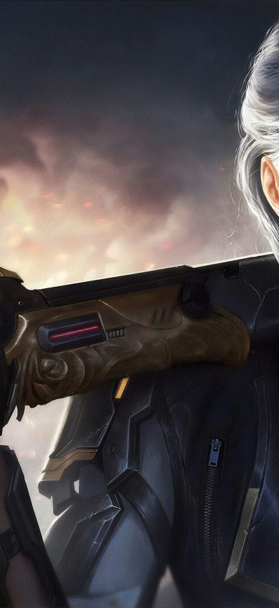 Fond d'écran iPhone Ashe Overwatch Game Art 4k