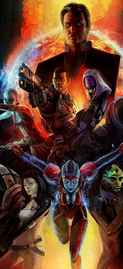 Fond d'écran iPhone Mass Effect 2 HD