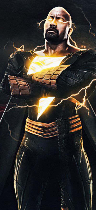 Fond d'écran iPhone Black Adam V Superman 4k
