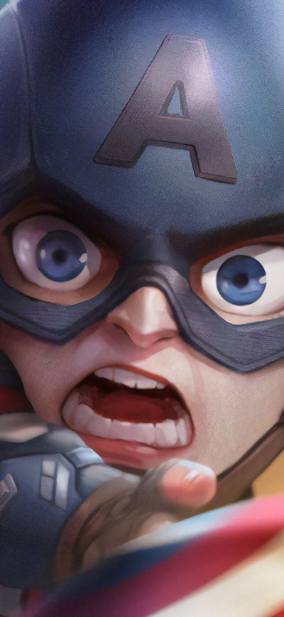 Fond d'écran iPhone Captain America Chibi