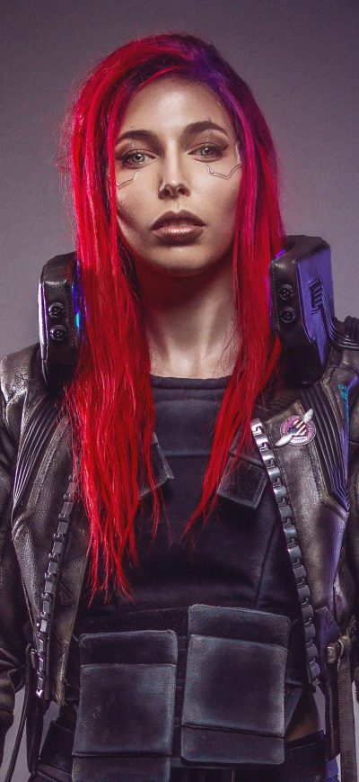 Fond d'écran iPhone Cyberpunk 2077 Game Girl 4k