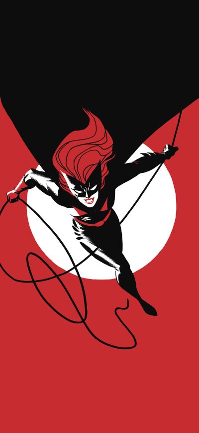 Fond d'écran Batwoman Comic Art sur iPhone
