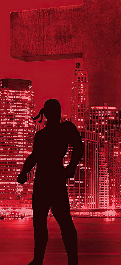 Fond d'écran iPhone Daredevil Minimal 5k