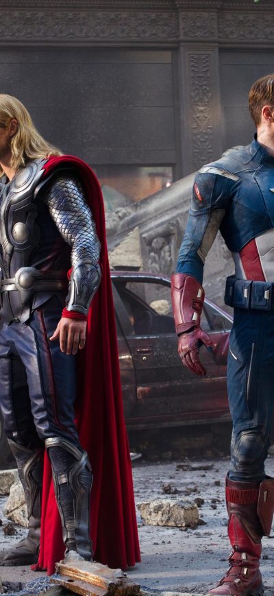 Fond d'écran iPhone Captain America And Thor