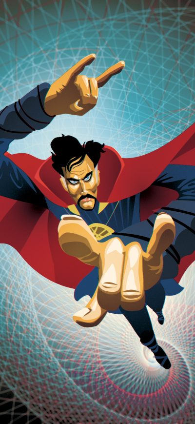 Fond d'écran Doctor Strange New Art sur iPhone