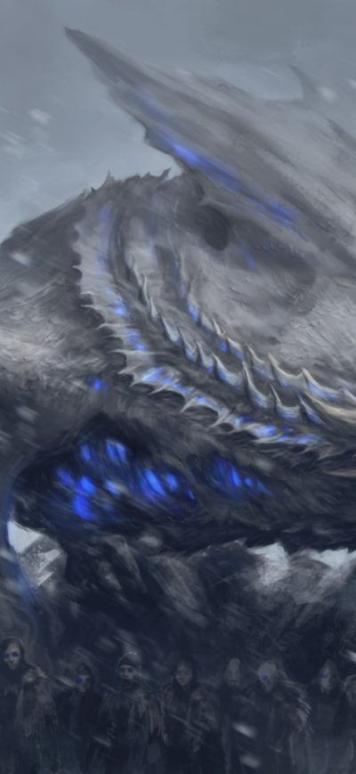 Fond d'écran iPhone White Walkers Dragon Game Of Thrones