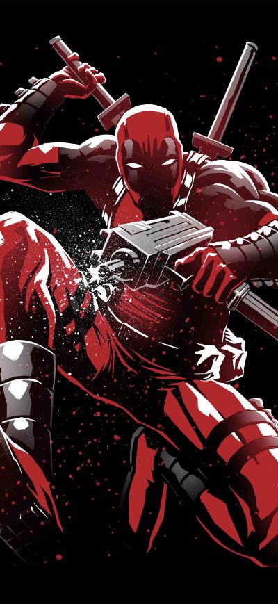 Fond d'écran iPhone Deadpool 5K Artwork