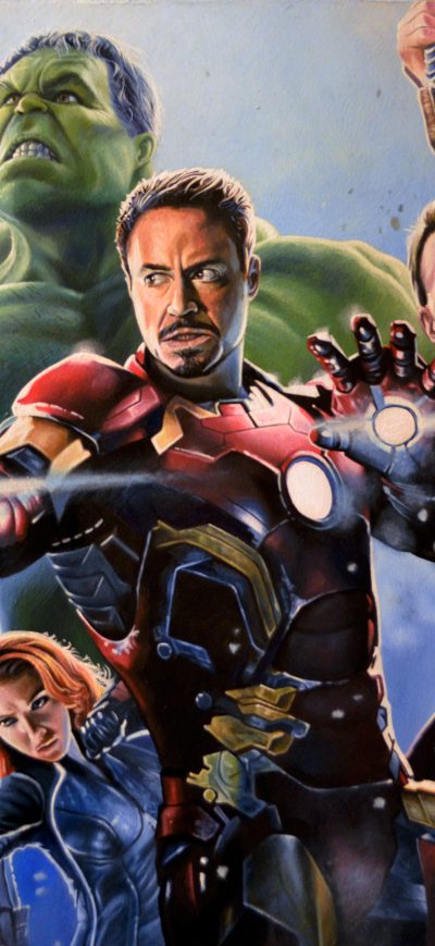 Fond d'écran iPhone Avengers Age Of Ultron Artwork 5k