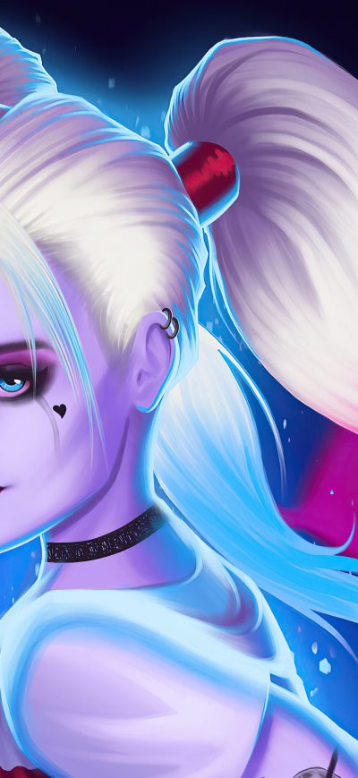 Fond d'écran 4k Harley Quinn 2020 sur iPhone