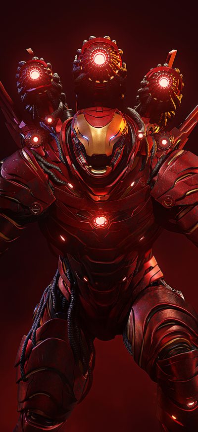 Fond d'écran Ironman Godkiller sur iPhone