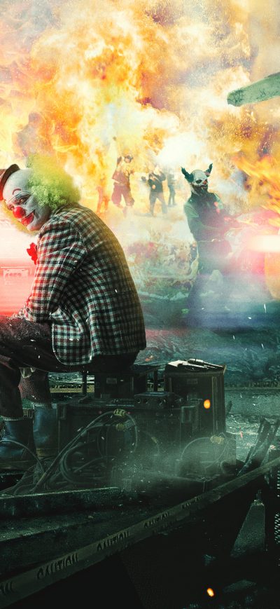 Fond d'écran iPhone Joker Chaos 4k