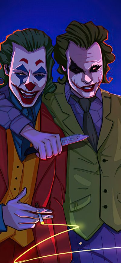 Fond d'écran iPhone Joker Best Friends 4k