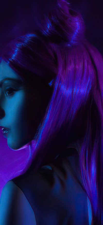Fond d'écran iPhone Kda Is Back Neon 4k