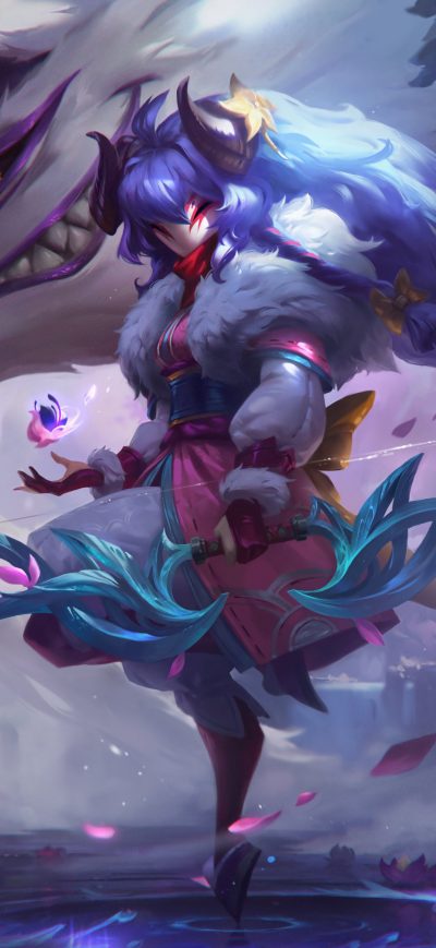 Fond d'écran iPhone Vpbe League Of Legends Fox Ninja 4k