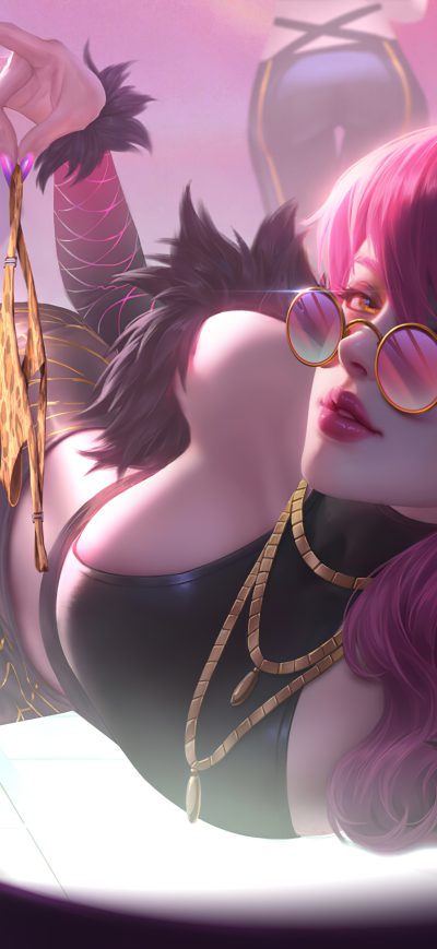Fond d'écran Kda Lol 4k sur iPhone