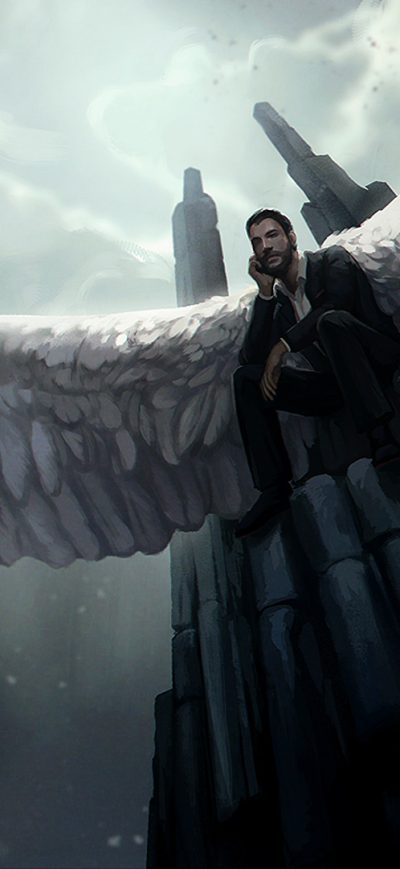Fond d'écran iPhone Lucifer Season 4 Fan Art