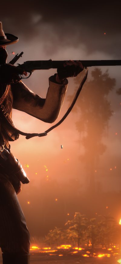 Fond d'écran iPhone Red Dead Redemption II 4k