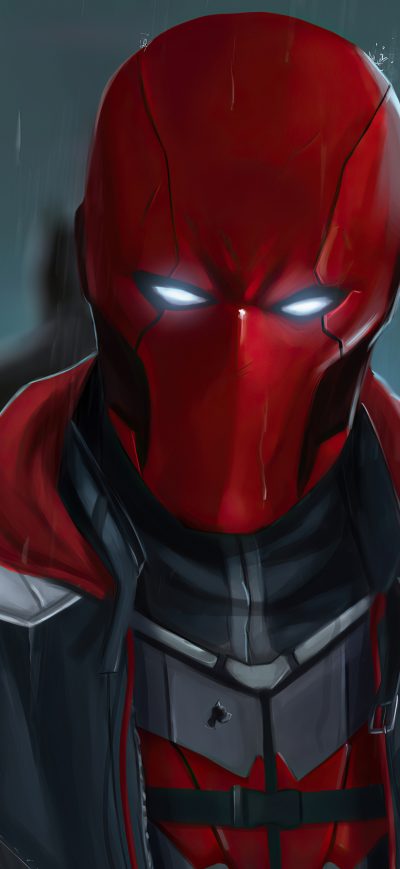 Fond d'écran iPhone Red Hood Mask 2020 4k