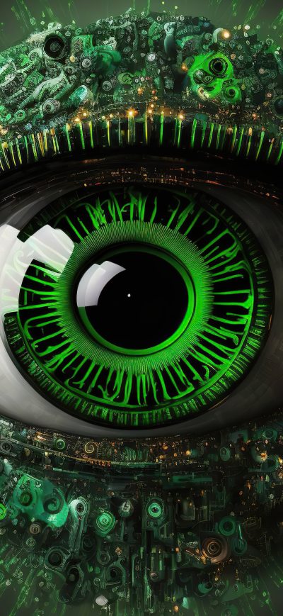 Fond d'écran iPhone Cyber Eye