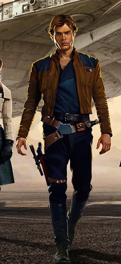 Fond d'écran iPhone Solo A Star Wars Story Portrait Poster 4k