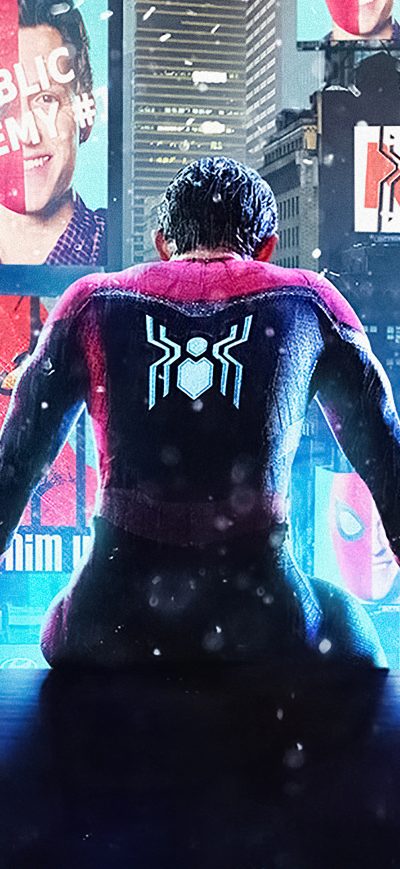 Fond d'écran iPhone Tom Holland Spiderman No Way Home