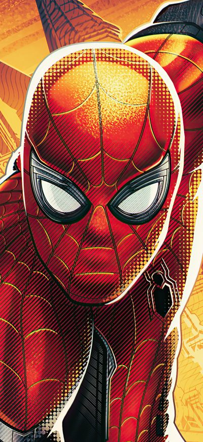Fond d'écran iPhone Spider Man Far From Home Fan Made