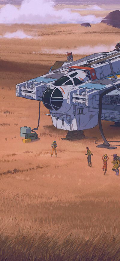 Fond d'écran iPhone Ahsoka Star Wars 4k