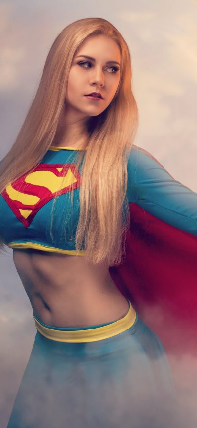 Fond d'écran iPhone Supergirl 5k Cosplay