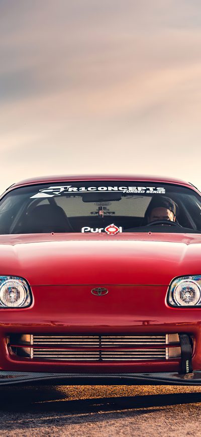 Fond d'écran iPhone Toyota Supra Old 4k