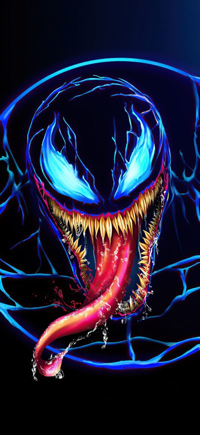 Fond d'écran iPhone Venom Minimal Design 5k