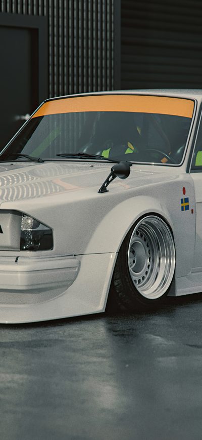 Fond d'écran iPhone Volvo 240 Front