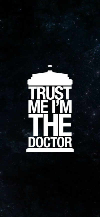Fond d'écran iPhone Trust Me I Am Doctor