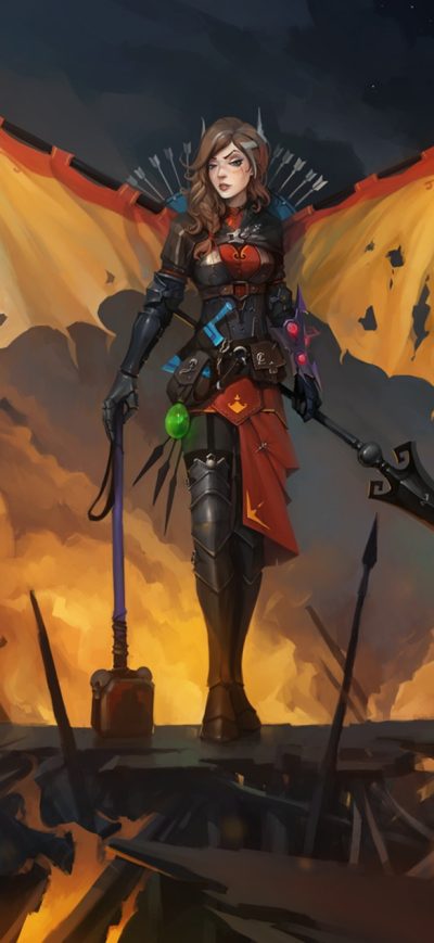 Fond d'écran iPhone Legion Commander DotA 2