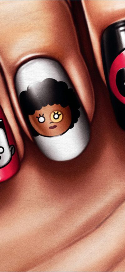 Fond d'écran iPhone Deadpool 2 Funny Nail Arts Poster 4k