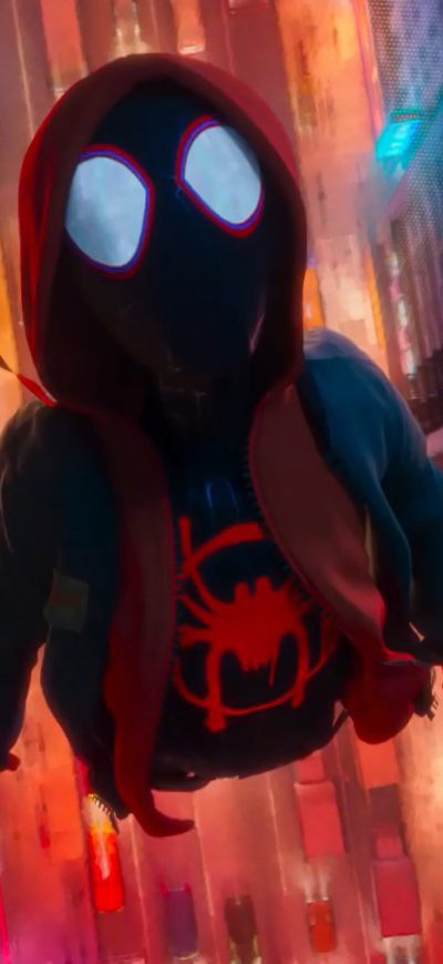 Fond d'écran iPhone Miles Morales In Spider Man Into The Spider Verse Movie 2018