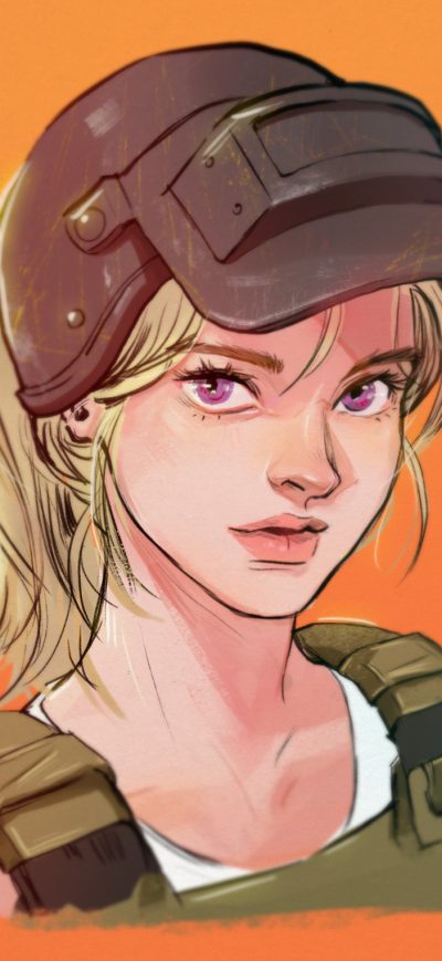 Fond d'écran iPhone Pubg Girl