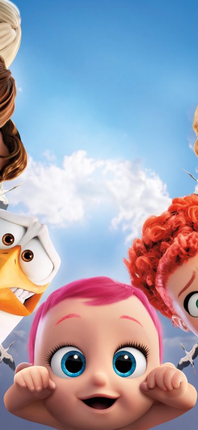 Fond d'écran iPhone 2016 Storks Animated Movie