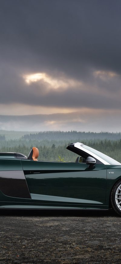 Fond d'écran iPhone Audi R8 Spyder V10 Plus 4k Side View 2017