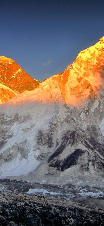 Fond d'écran iPhone Mount Everest Sunset 4k