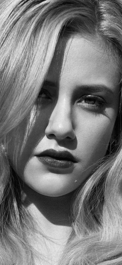 Fond d'écran iPhone Lili Reinhart Monochrome 2018