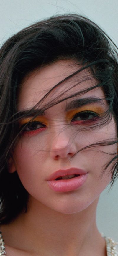 Fond d'écran iPhone Dua Lipa British Vogue 2018