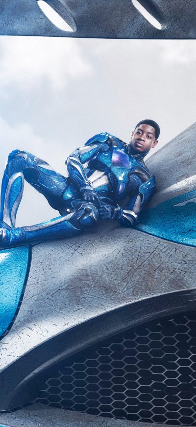 Fond d'écran iPhone 2017 Power Rangers Movie Zord Blue