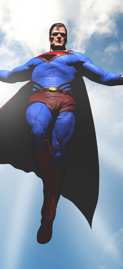 Fond d'écran iPhone Superman 5k Art