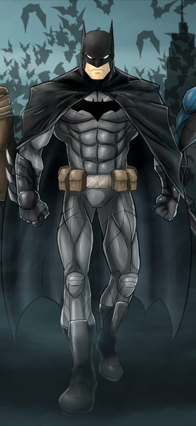 Fond d'écran iPhone Bat Family 4k